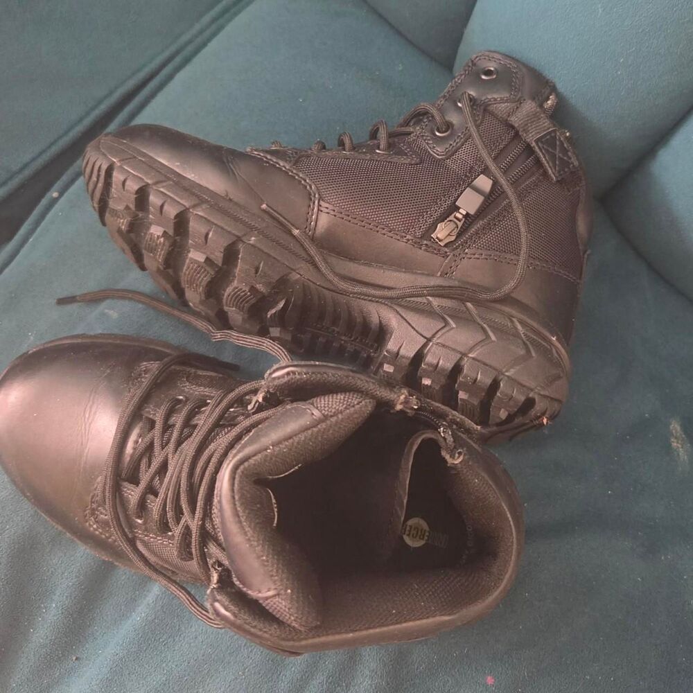 Black Combat Boots  Women’s 7.5 urban goth biker military  Utility, Punk grunge